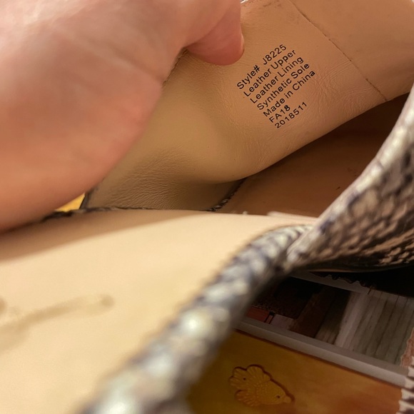 J. Crew Snakeskin Mule, size 8.5 - Picture 9 of 15